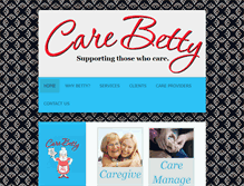 Tablet Screenshot of carebetty.com